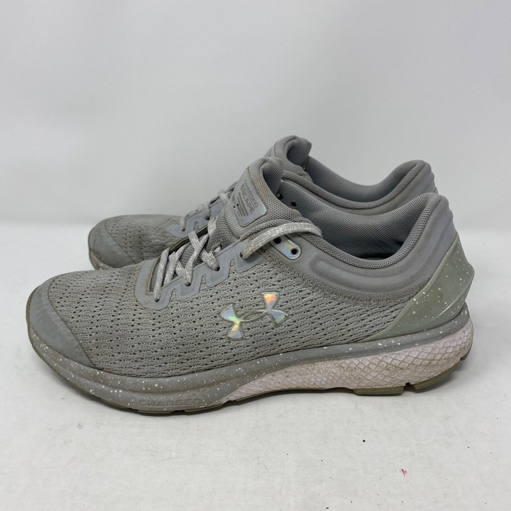 Under Armour Charged Escape 3 Running Shoes Womens 9 Gray 3021966-109